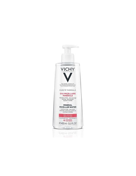 Vichy Pureté Thermale Eau Micellaire Minérale Peau Sensible 400ml