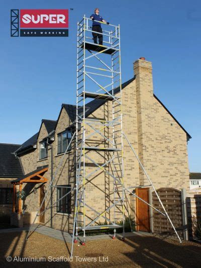 Mdiy Advanced Plus Scaffold Tower With Stiffeners Height Adj