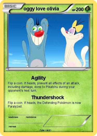 Pokémon oggy love olivia - Agility - My Pokemon Card