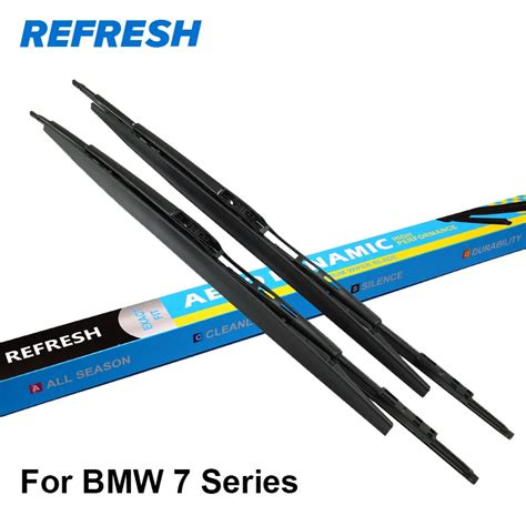 REFRESH Wiper Blades For BMW 7 Series E65 E66 E67 E68 F01 F02