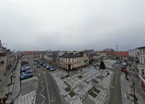 Szamotulski Rynek już po rewitalizacji Zobacz zdjęcia z lotu ptaka