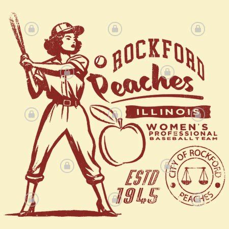 Rockford Peaches Baseball Team 1943 - NeatoShop