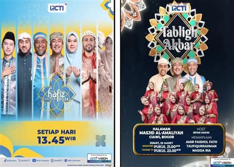 Jadwal Tv Rcti Jumat Maret Ada Hafiz Indonesia Dan Ada