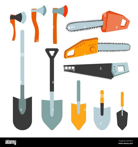 Vector gardening tools set Stock Vector Image & Art - Alamy