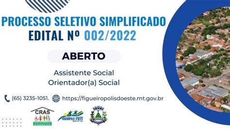 Processo Seletivo Simplificado 0022022 Prefeitura Municipal De