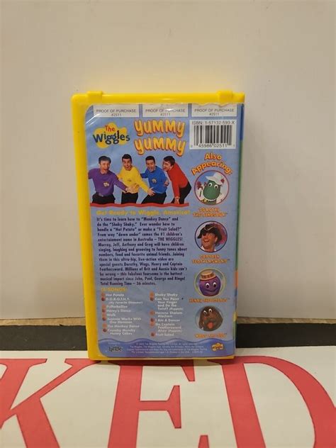 The Wiggles Yummy Yummy Vhs 1999 Hard Plastic Clamshell Case Collectible 📼 45986025005 Ebay