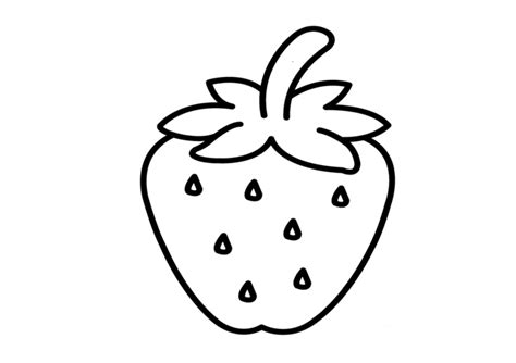 Dibujos De Fresas Para Pintar Y Colorear