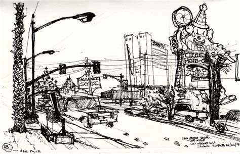 Sketch Las Vegas at PaintingValley.com | Explore collection of Sketch ...