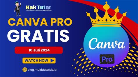 Cara Mendapatkan Akun Canva Pro 10 Juli 2024 Kaktutor Youtube