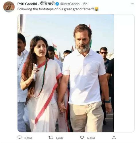 Bjp Priti Gandhi Trolled By Twitter Users As She Shares Photo Of