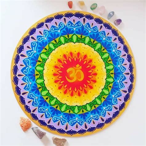 Mandala Equilíbrio dos Chakras 40 cm no Elo7 Thaisse Biollo 189E6DD