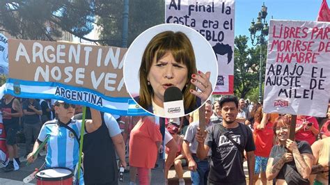 Marcha A Tribunales Patricia Bullrich Inform Que La Cgt Present Una