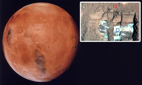 Snow On Mars Is Dustier Than That On Earth Meaning Its More Likely