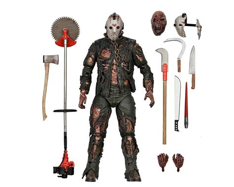 NECA Friday The 13th 1 4 Scale Action Figure Part Jason 58 OFF