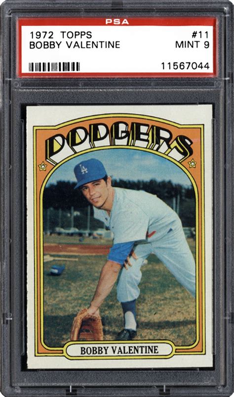 1972 Topps Bobby Valentine | PSA CardFacts™