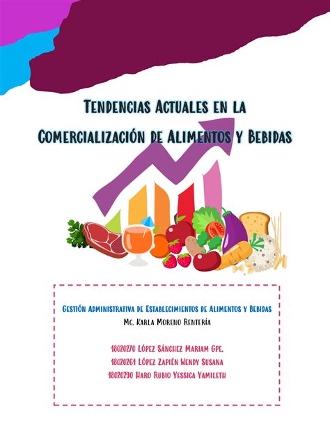 Tendencias en la Comercialización de Alimentos y Bebidas Tendencias