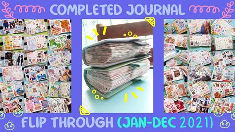 Completed Journal Flip Through Hobonichi Techo Avec January December