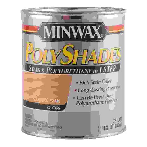 Buy Minwax Polyshades Gloss Indoor Stain & Polyurethane (946 ml ...