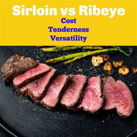 Sirloin vs Ribeye: Two Great Steaks Compared!