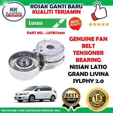 Nissan Latio Grand Livina Sylphy Lucas Fan Belt Tensioner