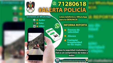 Policía habilita línea para denunciar a conductores imprudentes