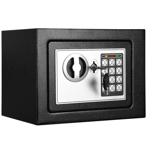 Retllas 0 25 Cubic Fireproof Safe Keys And Digital Keypad Lock Home Safe For Money Wall