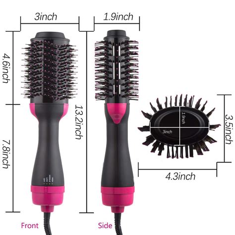 HODEKT Hot Air Brush Comb 2 In 1 Hair Curler Hot Cool Air Curling Iron Straightener Shopee