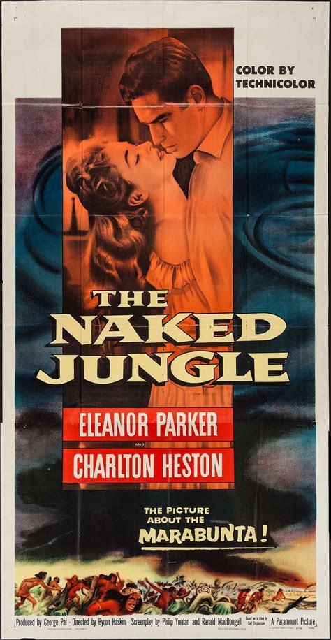 Naked Jungle Charlton Heston Eleanor Parker Movie Market Epic