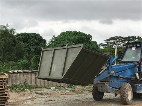 Construction Waste Bin With Lifting Eyes One Machine Engineering Sdn Bhd