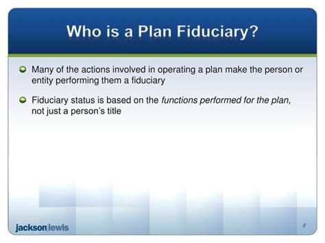 Ppt Fiduciary Responsibilities Under Erisa Powerpoint Presentation Free Download Id 6093441