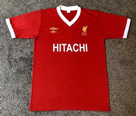 Retro Liverpool Fc Hitachi Home Shirt Picclick Uk