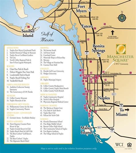 Naples Florida Tourist Map - Best Tourist Places in the World