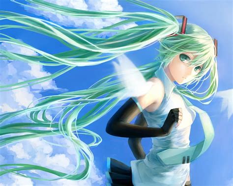 1920x1080px 1080p Free Download Hatsune Miku Twint Ails Green Eyes