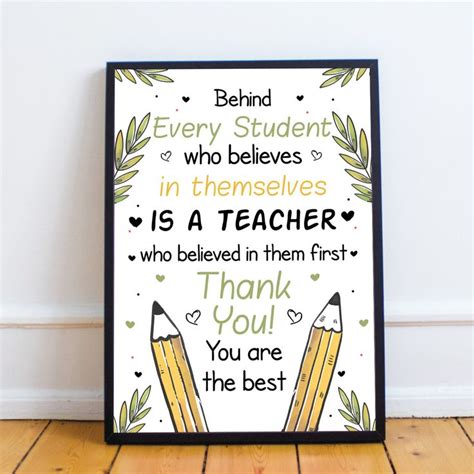 Gift For Teacher Teaching Assistant Nursery Thank You Gift Leaving