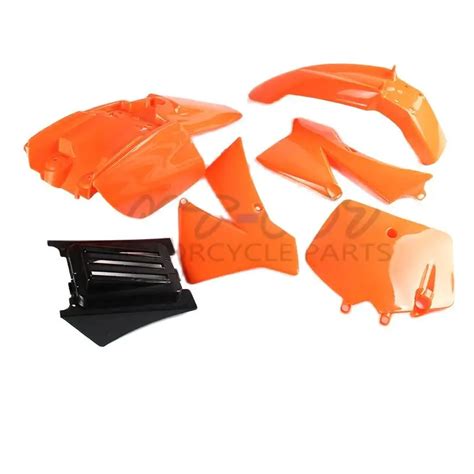 Cool Fairing Body Plastics Cover Kit Orange Set Fender Plastic Oem New