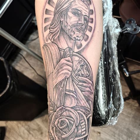 Share More Than San Judas Tattoo Forearm Best In Cdgdbentre