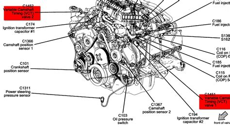 Where Is The Cam Shaft Sensor On The F Lariat L Engine