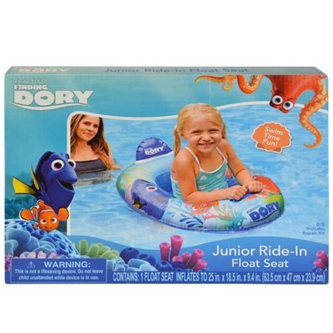 Junior Ride In Swim Float Seat Disney Finding Dory Pool Boat Kid Ages 0