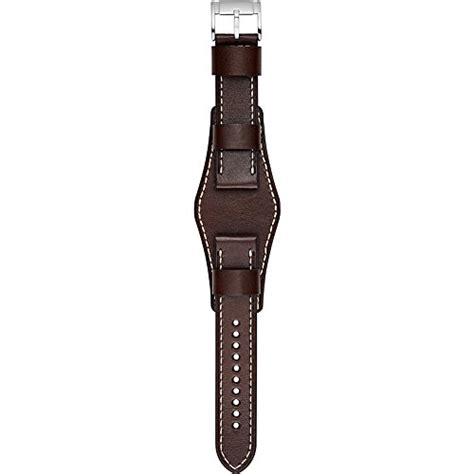 Fossil Leather 22mm Watch Strap