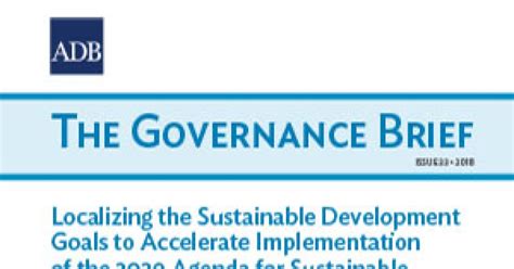 Localizing the Sustainable Development Goals to Accelerate ...