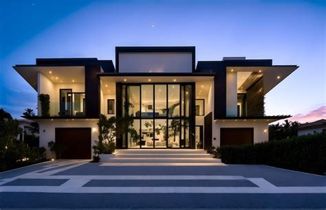 Huge Modern Open Window Modern Mansion Design