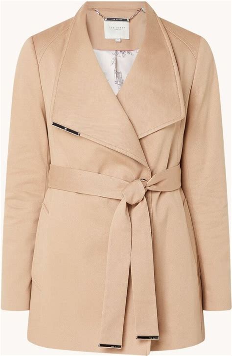 Ted Baker Rosiaas Trenchcoat Met Strikceintuur Camel Vergelijk Prijzen