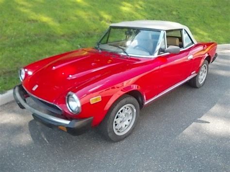 1984 FIAT 124 SPIDER PININFARINA Azzura SPIDER Convertible Classic