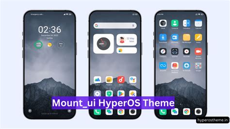 Mount Ui Hyperos Theme For Xiaomi With Minimal Experience Hyperos Themes