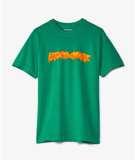 Green Fucking Awesome Cut Out Logo T Shirt Svd