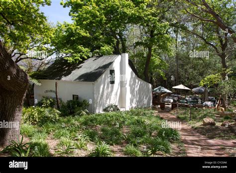 Chamonix wine farm restaurant, Franschhoek, South Africa Stock Photo ...