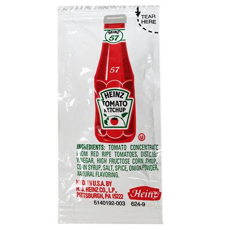 Wholesale Heinz Ketchup Packet 9g Dollardays