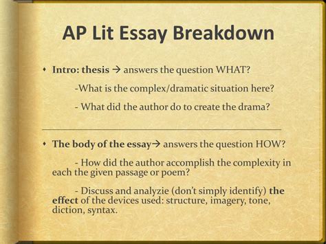 Ppt Responding To An Ap Lit Prompt Powerpoint Presentation Free