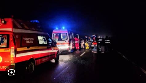 Baie de sânge pe autostradă în Timiș mai multe vehicule au lovit în