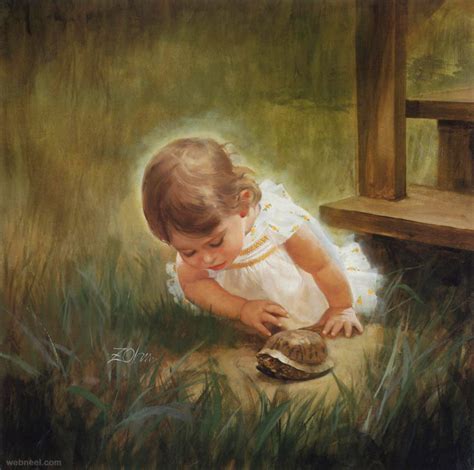 Beautiful Paintings Of Cute Babies